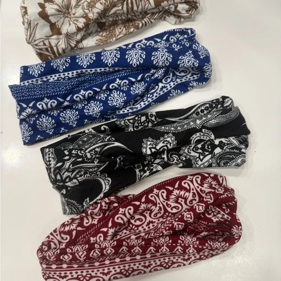 Set of Four Patterned Headbands - Picture 1 of 5